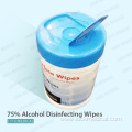 75% Alcohol Disinfecting Wipes in Can